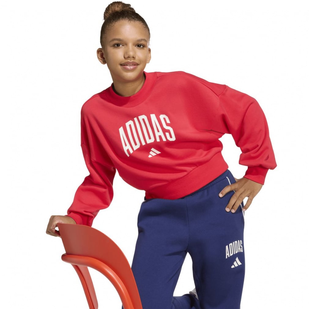 アディダス ジュニア キッズ 子供 スウェット トレーナー カレッジ