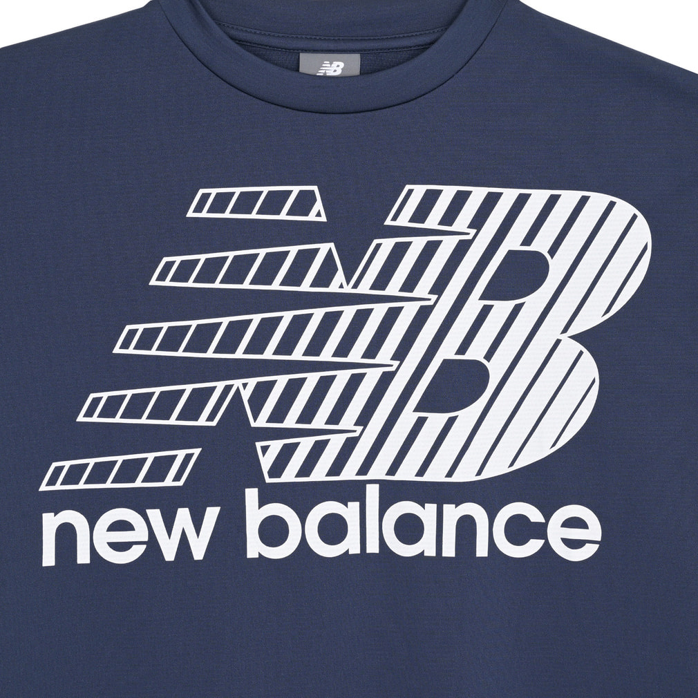 ニューバランス ジュニア キッズ 子供 半袖 機能 Tシャツ ビッグロゴ