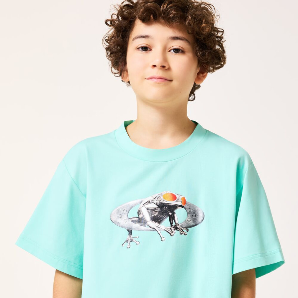 オークリー ジュニア キッズ 子供 半袖 機能 Tシャツ YTR COLD COTTON