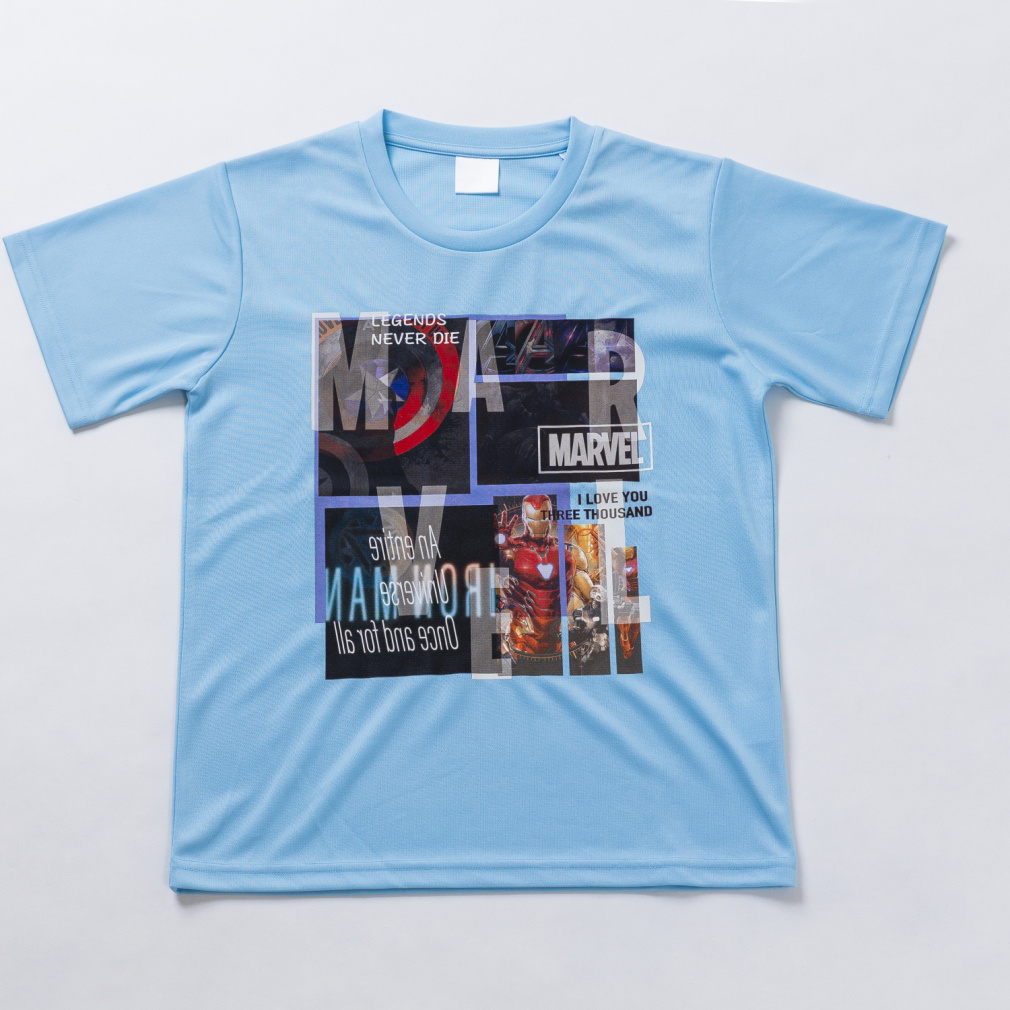マーベル ジュニア キッズ 子供 半袖 機能 Tシャツ 接触冷感Tシャツ MV